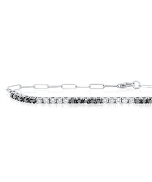 Diana M Jewels - Diamond And Gemstone Tennis Bracelet
