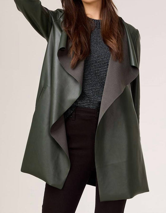 Nic + Zoe - Faux Leather Lounge Around Jacket