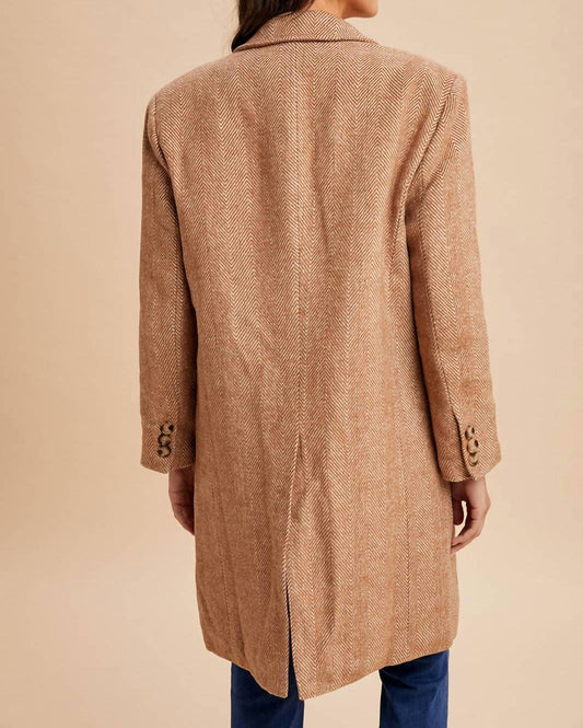 In-Loom - Herringbone Duster Coat