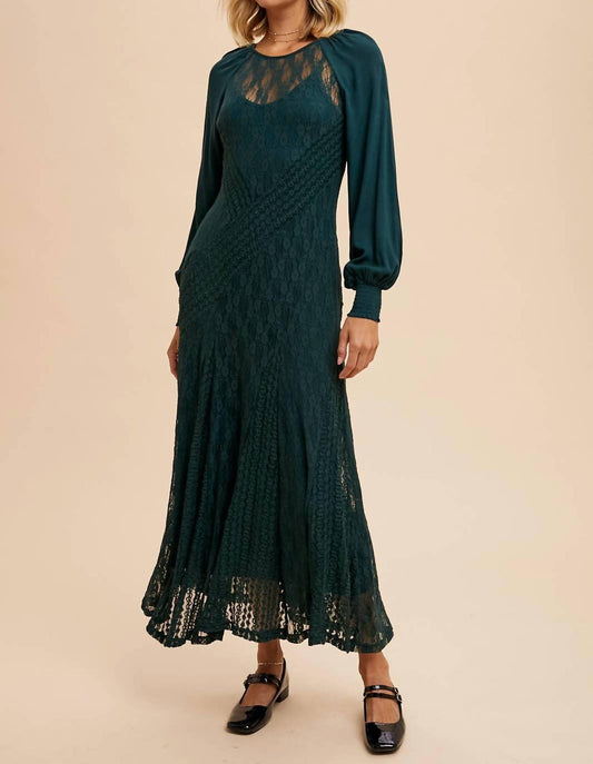 In-Loom - Antique Vintage Lace Maxi Dress