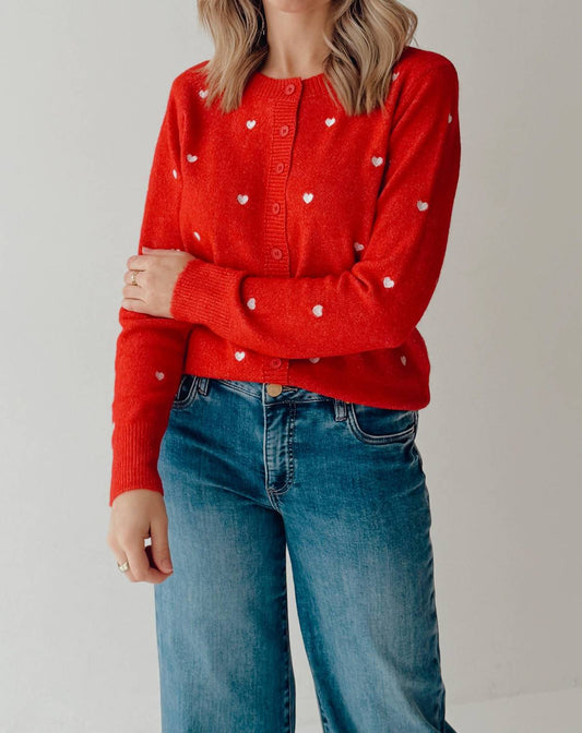 Staccato - Heartfelt Button-Front Cardigan