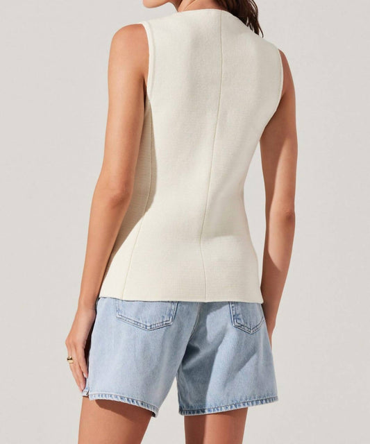 Astr - Jayce Sweater Vest Top