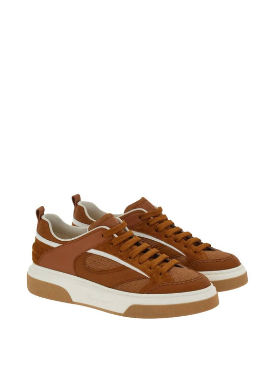 Salvatore Ferragamo - Men's Cassina Quilted Leather Low-top Sneakers