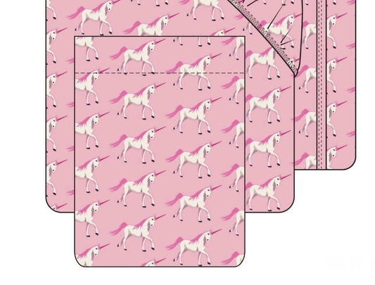 Kickee - Bamboo Print Twin Sheet Set