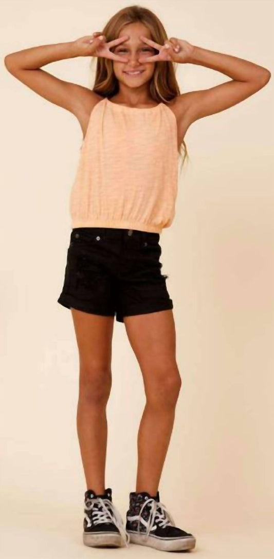 Vintage Havana - Slub Elastic Bottom Tank Top