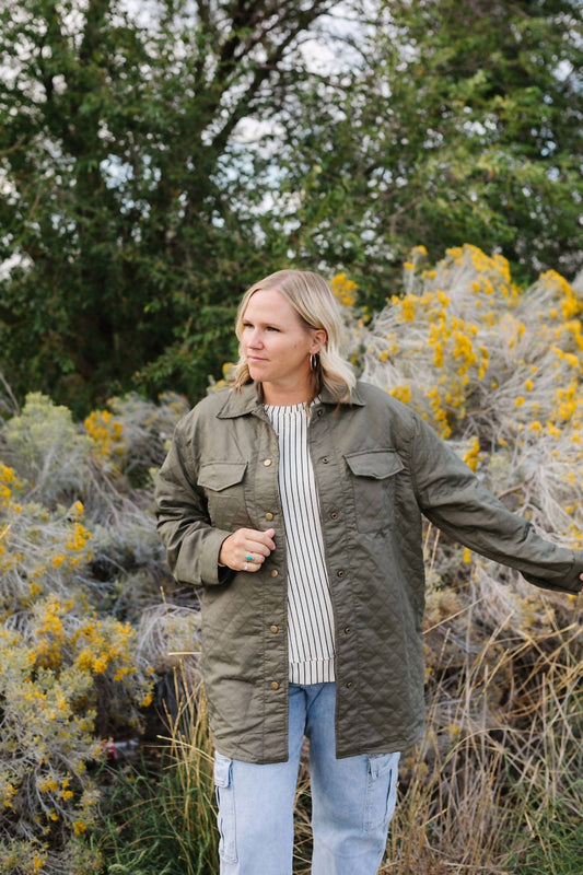 Polagram - Inez Long Sleeve Shacket Jacket