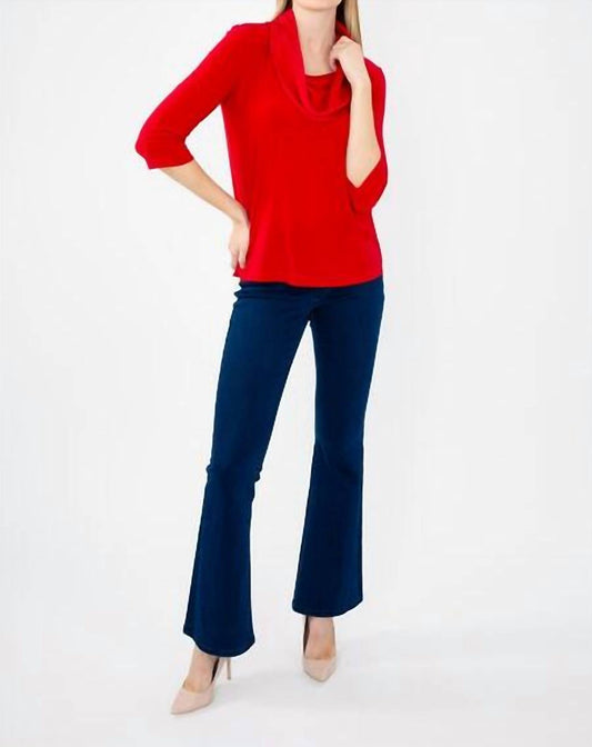 Joseph Ribkoff - Cowl Neck Long Sleeve Top