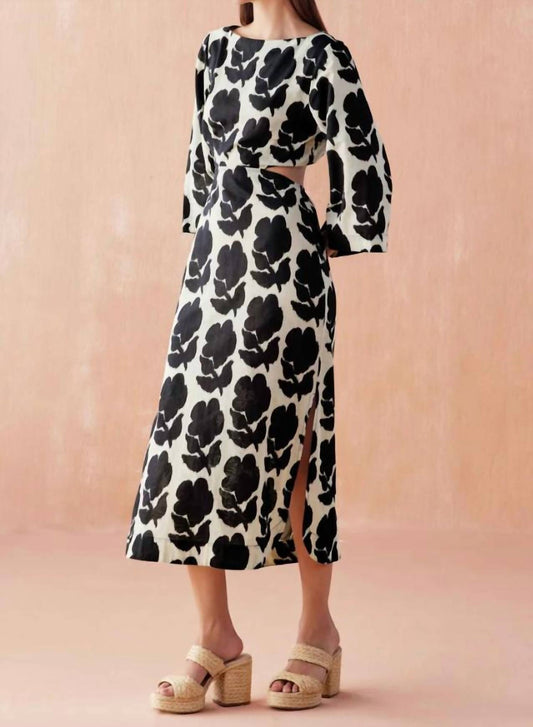 Omika - Peyton Cutout Detail Midi Dress