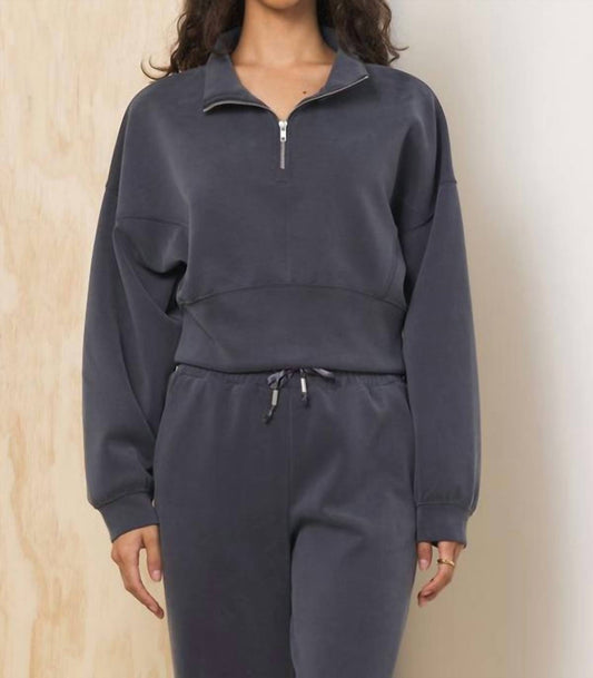 Vintage Havana - Luxe Cloud Quarter Zip Sweater