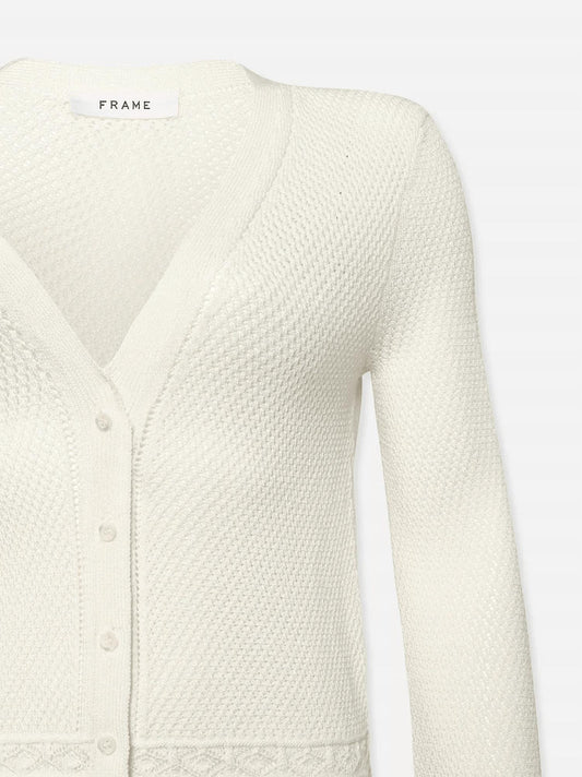 Frame - Women's Pointelle Cardigan