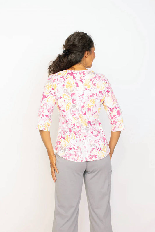Habitat - Antique Floral Elbow Sleeve Tee