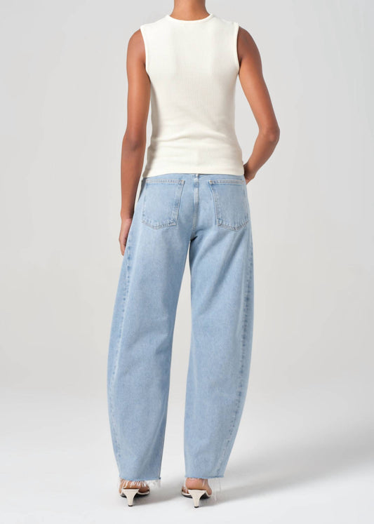 Agolde - Luna High Rise Pieced Barrel Jean