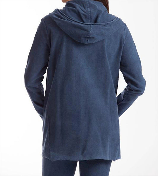 Monica Hooded Draped Cardigan
