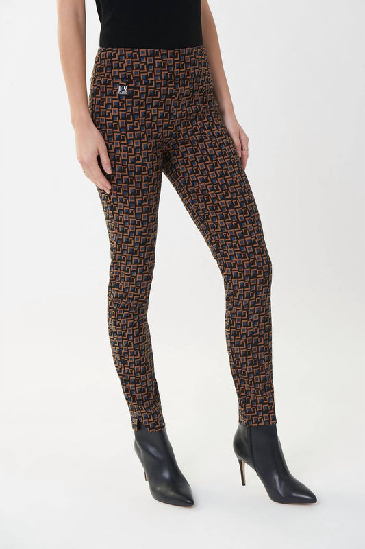 Joseph Ribkoff - Geo Print Slim Fit Pant