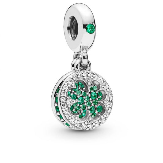 Pandora - Women's Lucky Four Leaf Clover Dangle Charm