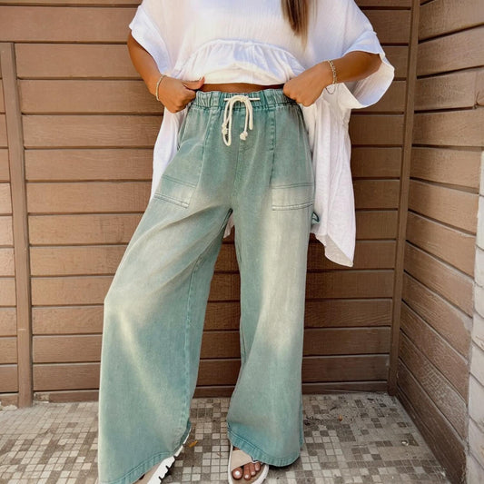 Umorger - Mineral Wash Vintage Utility Jeans