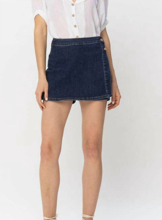 Judy Blue - High Waist Clean Denim Skort