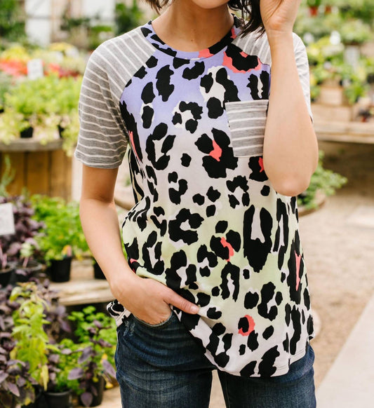 Pastel Spots & Stripes Top