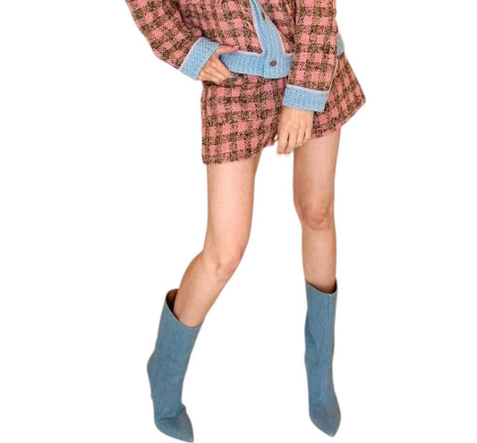 Mystree - Mixed Tweed Shorts