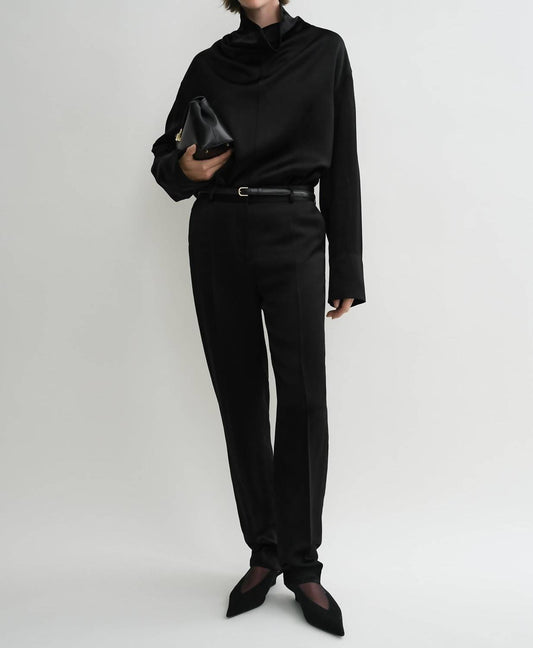 Toteme - Low Waist Satin Trousers