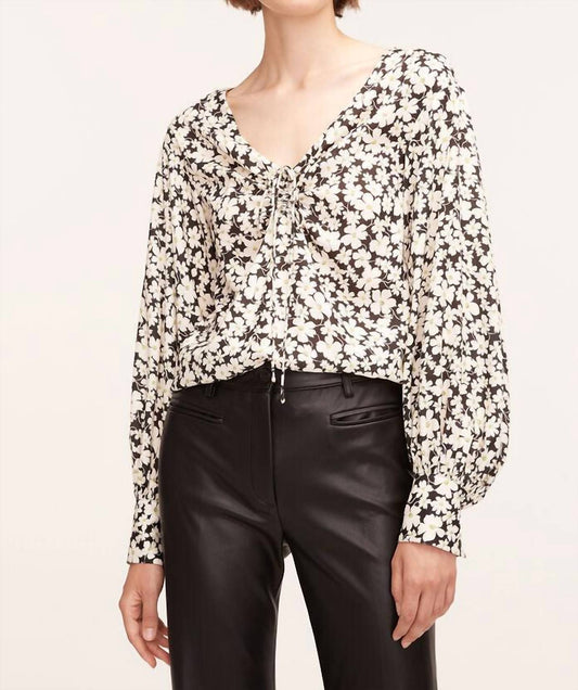Paige Fleur Drawstring Blouse