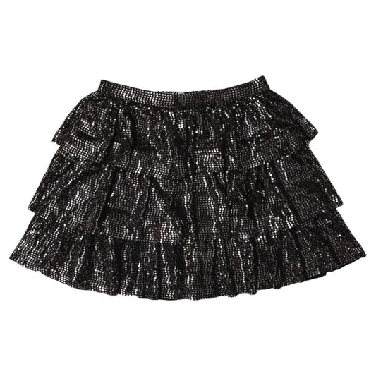 Mia - Girls' Metallic Layered Skirt