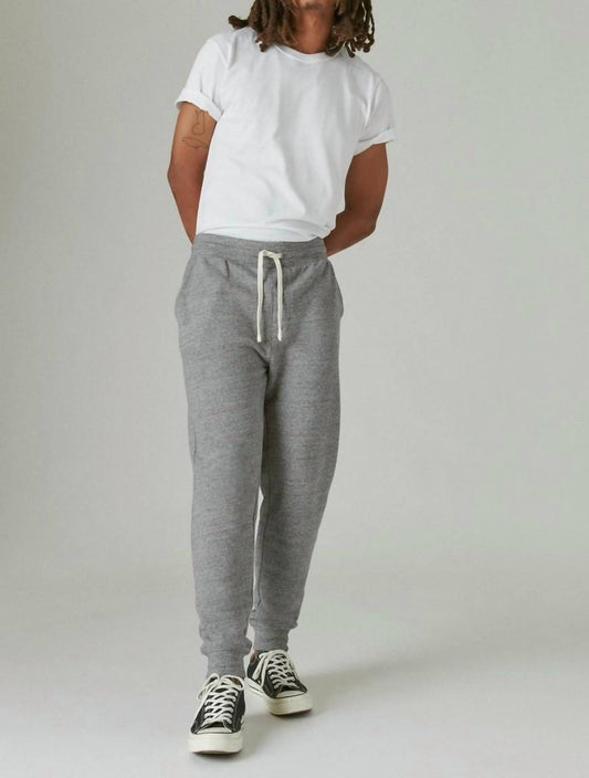 Sueded Terry Joggers