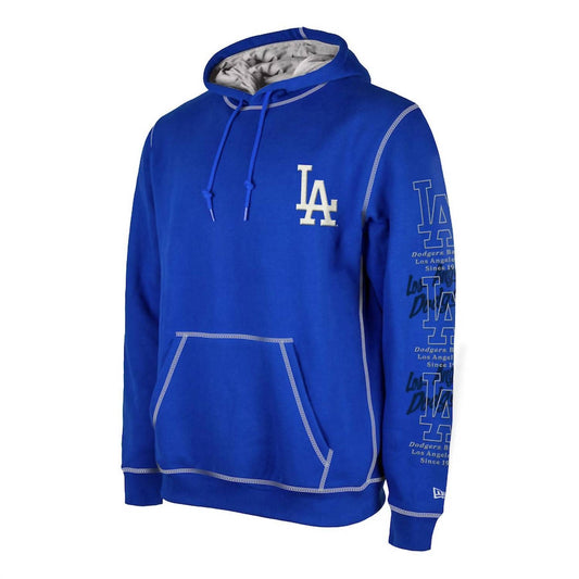New Era - Men's Los Angeles Dodgers Team Split Pullover Hoodie