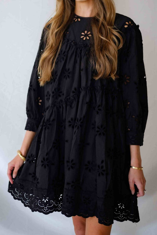 En Saison - Eyelet Mini Dress