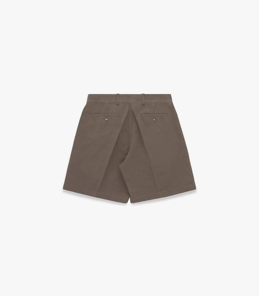 Knickerbocker - Canal Cotton & Linen Pleated Shorts