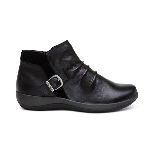 Aetrex - Women's Luna Buckle Ankle Boot