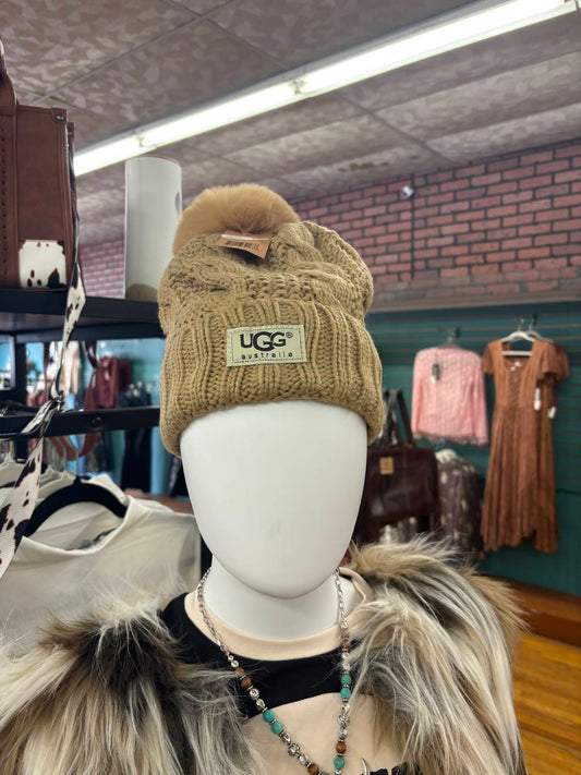 Ugg - Women’s Knit fleece lined toboggan Beanie