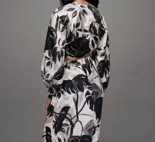 Allsaints - Carla Jackie Silk Blend Crop Top