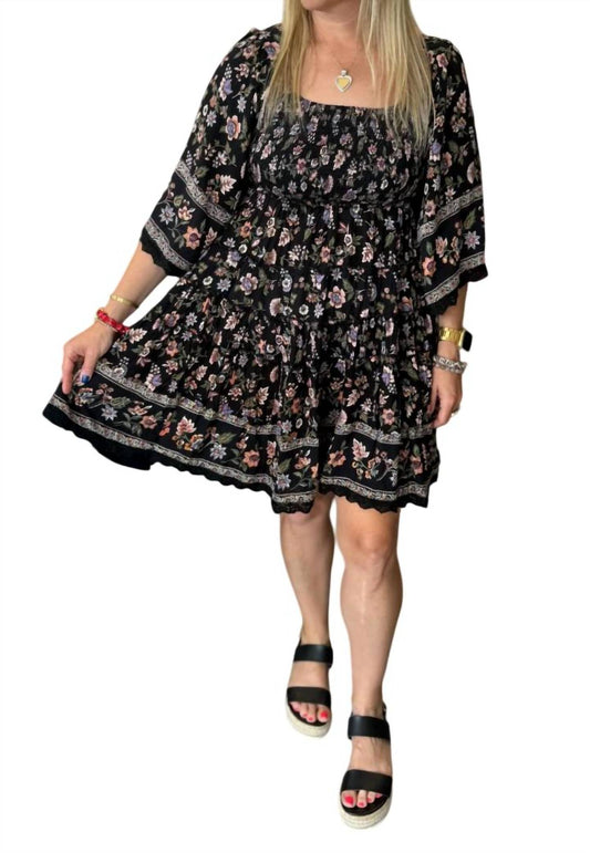 Angie - Floral Mini Dress