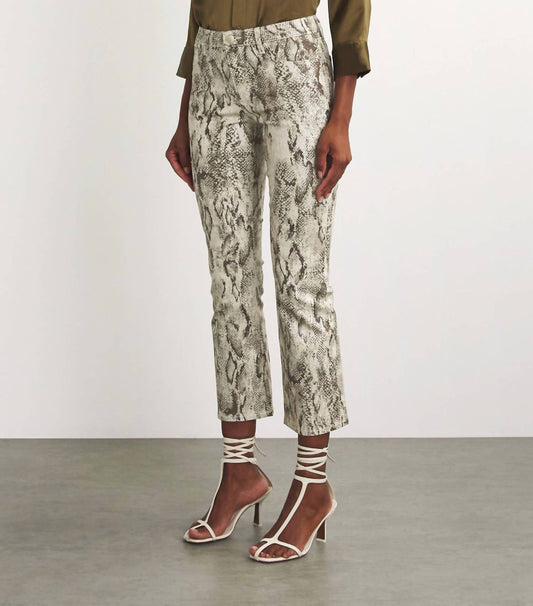 L'Agence - Tati High Rise Crop Micro Boot Pants