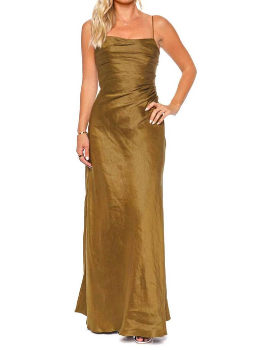 Aje. - Clarice Draped Maxi Dress