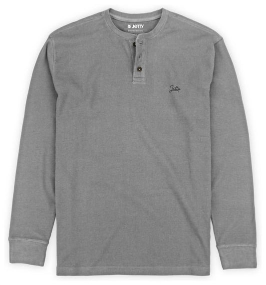 Jetty - Men's Seabed Waffle Knit Henley Sweater