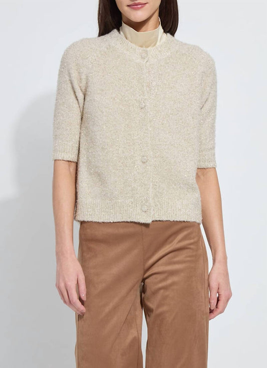 Lysse - Kennedy Short Sleeve Lurex Cardigan
