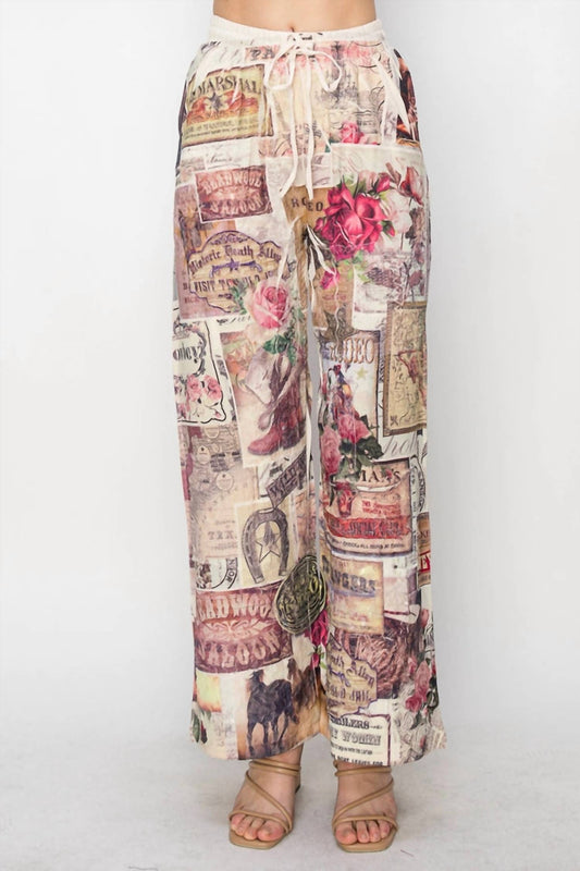 Origami - Western Roses Pant