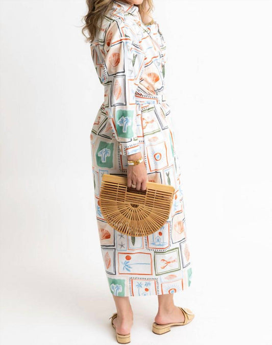 Karlie - Capri Coast Shirt Dress