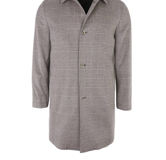 Ravazzolo - Men's Loro Piana Cashmere Topcoat With Zip-out Goose Down Lining