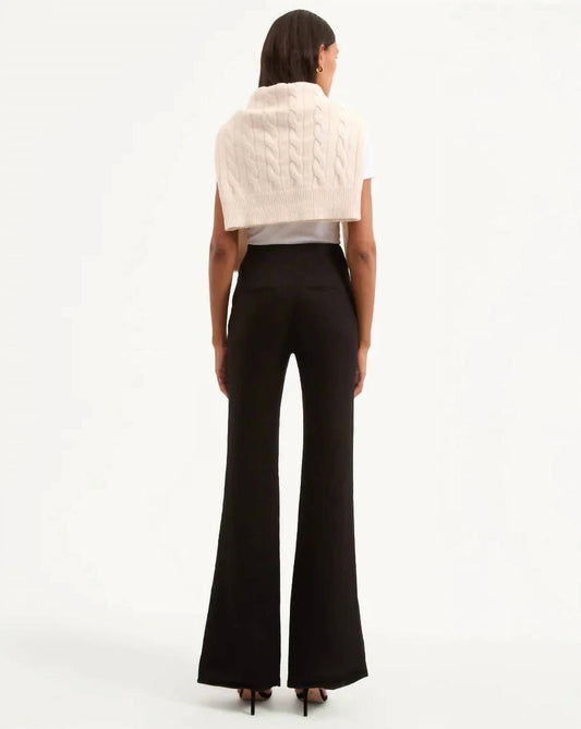 Veronica Beard - Komi Stretch-linen Wide-leg Pant