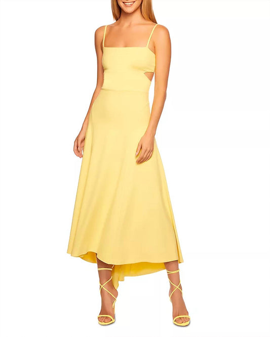 Susana Monaco - Sleeveless Cutout Highlow Maxi Dress