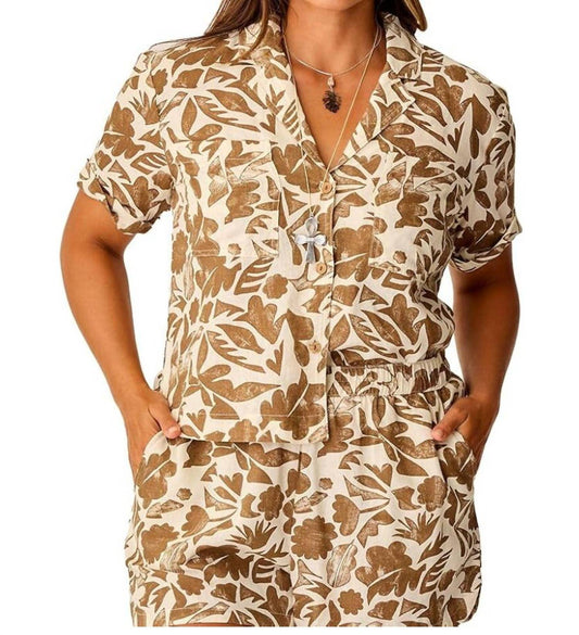 Carve Designs - Luca Collared V-neck Top