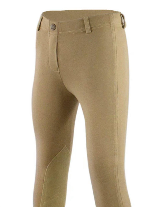 Equistar - Kids Pull-on Knee Patch Breech Pants
