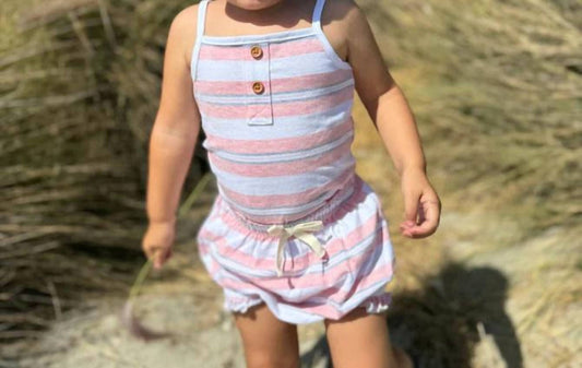 Vignette - Girl's Karter Onesie With Remi Bloomer