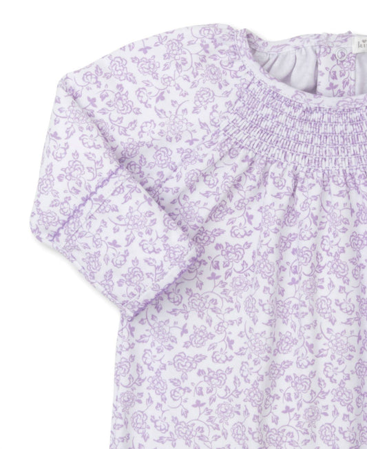 Kissy Kissy - Baby's Blooming Vines Smocked Sack Gown
