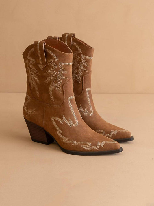 Oasis Society - Women's Nantes Western Embroidered Boots