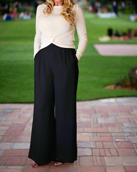 Bishop + Young - Object Of Affection Lurex Bonita Twist Front Sweater