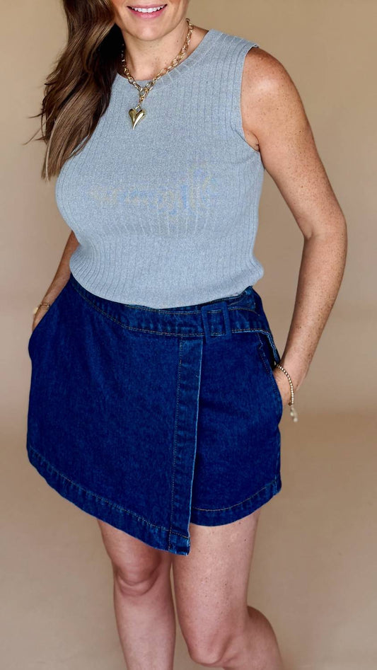 Entro - Denim Skort